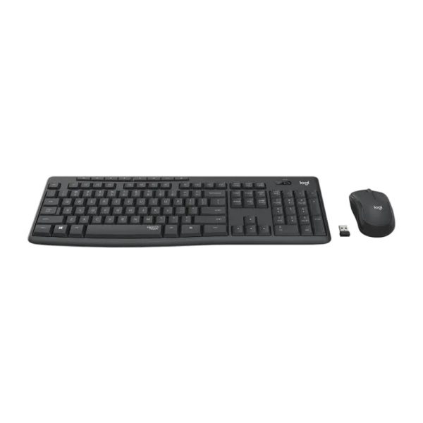 Logitech MK295 Silent bežična tipkovnica+miš, USB, tamnosiva (920-009809) - Slika 3