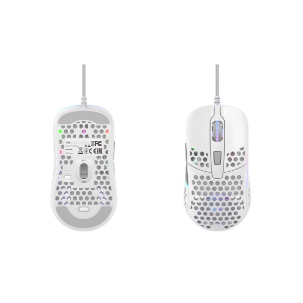 Cherry XTRFY M42 optički RGB igraći miš, 16000 cpi, USB, bijeli - Slika 4