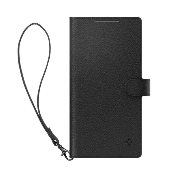 Spigen Wallet S Plus, black zaštitna futrola za telefon - Samsung Galaxy S24 Ultra (ACS07308) - Slika 2