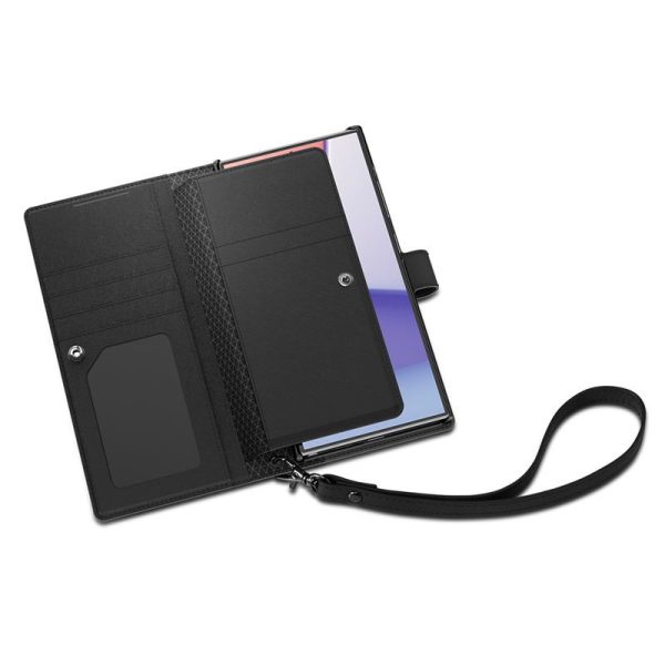 Spigen Wallet S Plus, black zaštitna futrola za telefon - Samsung Galaxy S24 Ultra (ACS07308) - Slika 4