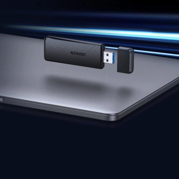 UGREEN AC1300 Bežični mrežni adapter, USB 3.0, Dual band, crni - Slika 4