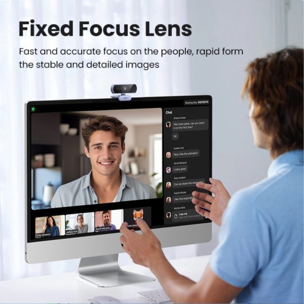 UGREEN CM678 Web kamera, Full HD 1080p, HD, crna - Slika 4