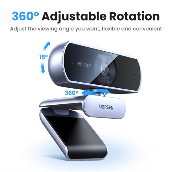 UGREEN CM678 Web kamera, Full HD 1080p, HD, crna - Slika 6