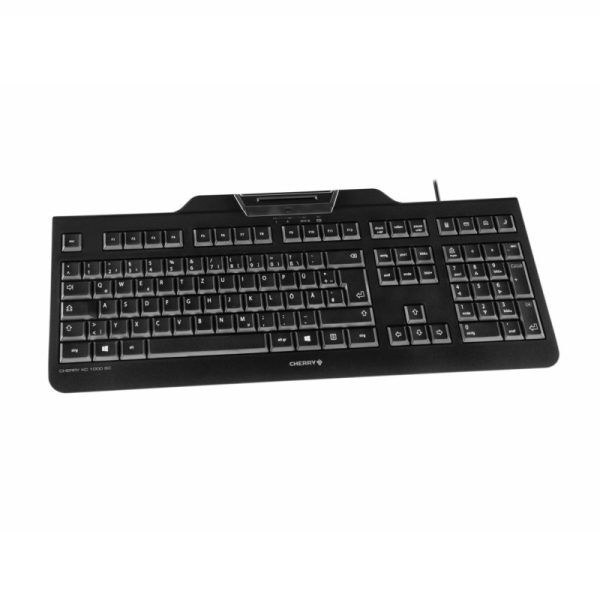 Cherry KC 1000SC tipkovnica sa čitačem Smart kartica, USB, crna - Slika 2