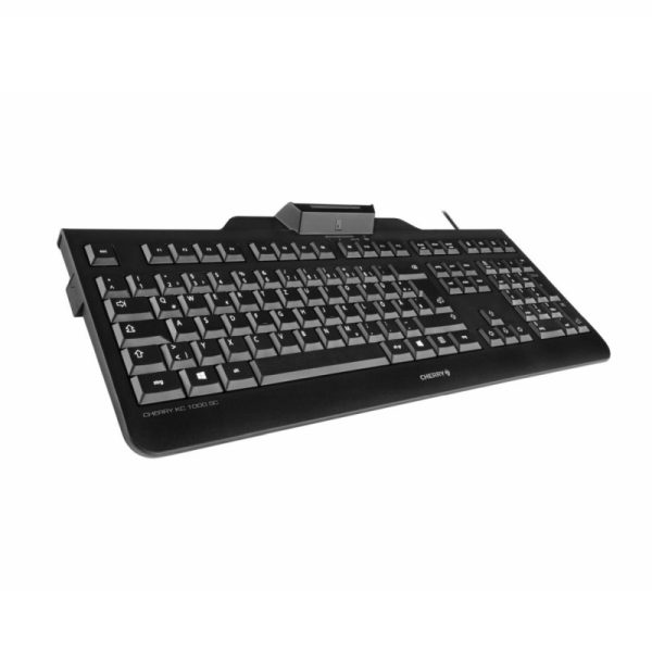 Cherry KC 1000SC tipkovnica sa čitačem Smart kartica, USB, crna - Slika 3