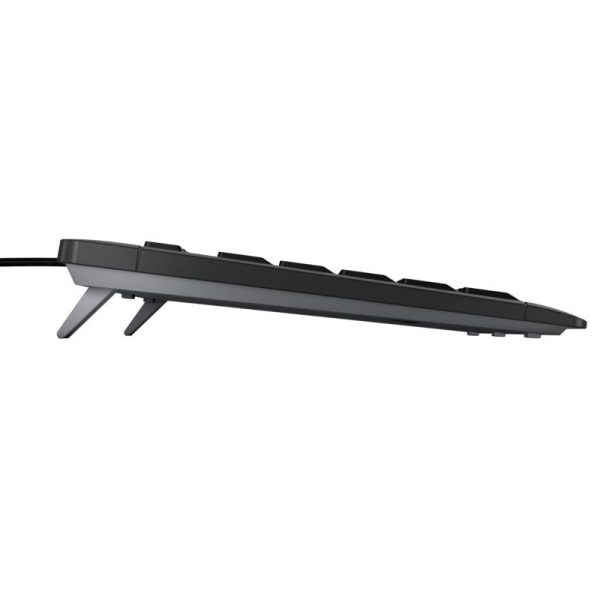 Cherry Stream tiha vodootporna tipkovnica, USB, crna - Slika 3