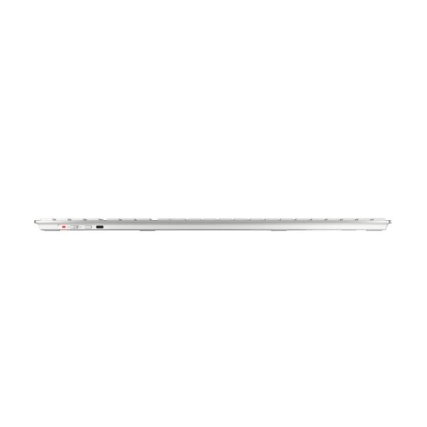 Cherry DW 9100 Slim bežična/BT tipkovnica + miš, AES-128 enkripcija, bijelo/siva - Slika 3