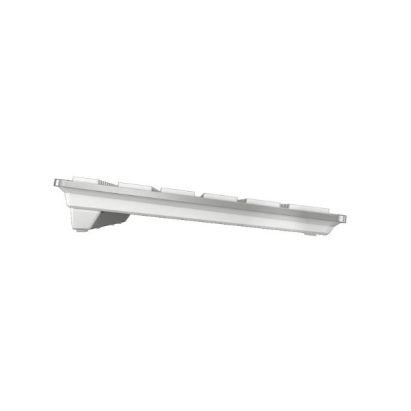 Cherry DW 9100 Slim bežična/BT tipkovnica + miš, AES-128 enkripcija, bijelo/siva - Slika 4