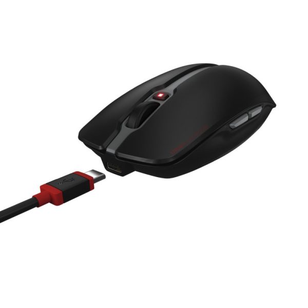 Cherry Stream Desktop Recharge tiha bežična tipkovnica + miš, crna - Slika 5
