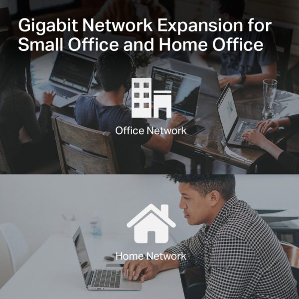 TP-Link 5-port Gigabit Desktop preklopnik (Switch), 5×10/100/1000M RJ45 ports, metalno kućište - Slika 7