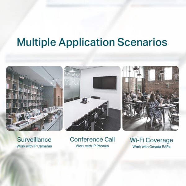 TP-Link 5-port Desktop preklopnik (Switch), 5×10/100M RJ45 ports + 4 PoE ports, metalno kućište (58W) - Slika 9