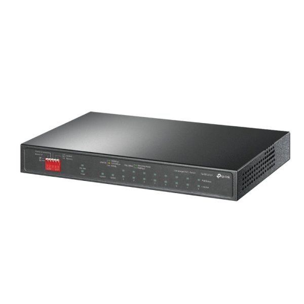 TP-Link 10-port Gigabit PoE preklopnik (Switch), 8×10/100/1000M RJ45 PoE+ ports, 1×G-LAN, 1×SFP, metalno kućište (63W) - Slika 2