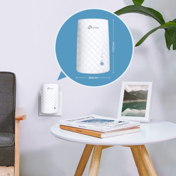 TP-Link AC750 bežični pojačivač dometa (Range Extender), Dual Band 433Mbps(5GHz)/300Mbps(2.4GHz), 802.11ac/a/b/g/n, 3× interna antena - Slika 6