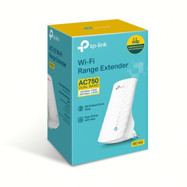 TP-Link AC750 bežični pojačivač dometa (Range Extender), Dual Band 433Mbps(5GHz)/300Mbps(2.4GHz), 802.11ac/a/b/g/n, 3× interna antena - Slika 7