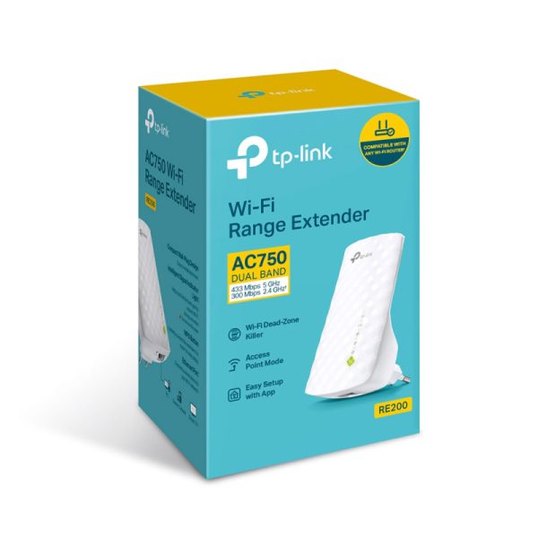 TP-Link AC750 bežični pojačivač dometa (Range Extender), Dual Band 433Mbps(5GHz)/300Mbps(2.4GHz), 802.11ac/a/b/g/n, 1×LAN, Range extender mod, 3× interna antena - Slika 8