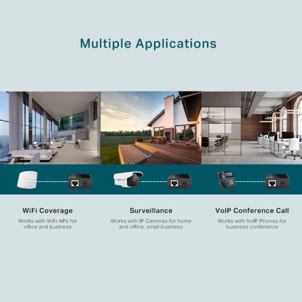 TP-Link PoE Injector adapter, IEEE 802.3af compliant, plastično kućište - Slika 4