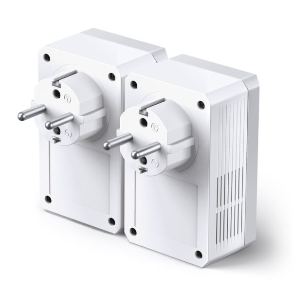 TP-Link AV600 Powerline mrežni adapter, 600Mbps, 1× mrežni ulaz, dodatna strujna utičnica, HomePlug AV (duplo pakiranje) - Slika 2