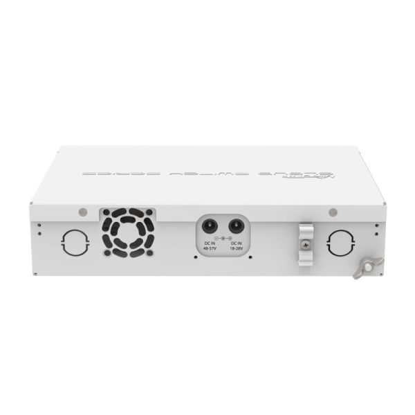 Mikrotik Cloud Router Switch CRS112-8P-4S-IN, QCA8511 400Mhz CPU, 128MB RAM, 8×G-LAN PoE-out, 4×SFP, RouterOS L5, desktop kućište, rack mount, PSU - Slika 2