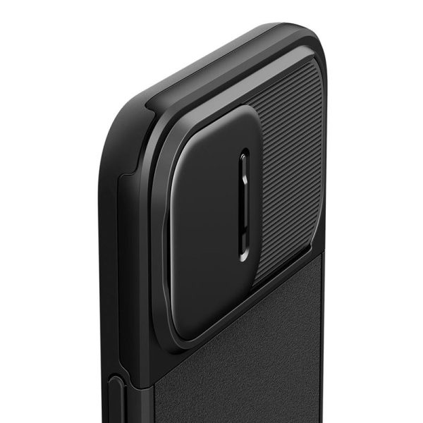 Spigen Optik Armor MagSafe, black - iPhone 15 Pro (ACS07184) - Slika 4