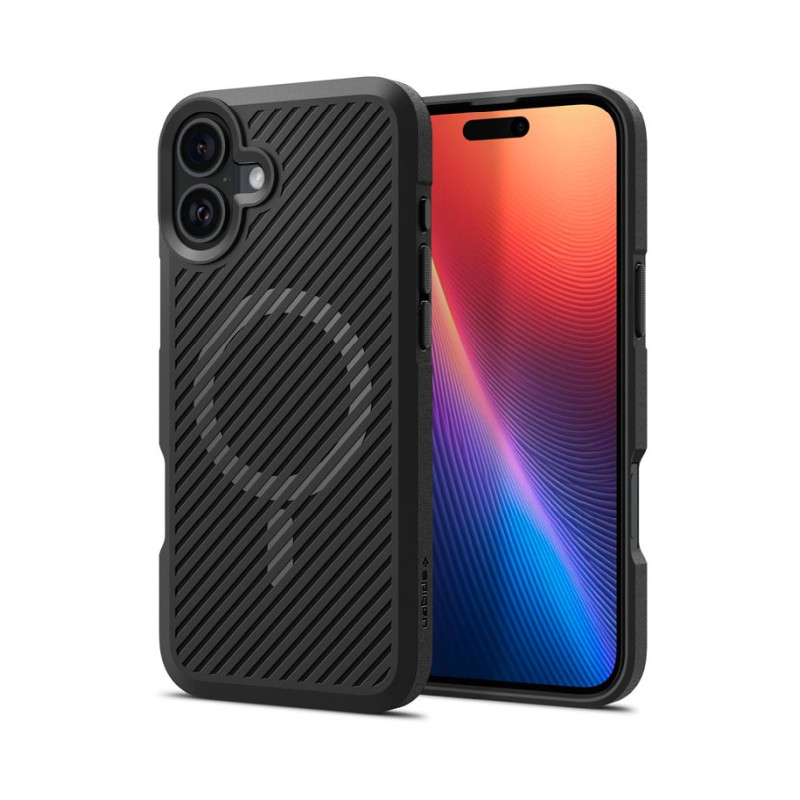 169852-57_68727_01-1 Spigen Core Armor MagSafe, matte black - iPhone 16 (ACS08221) - Slika 1