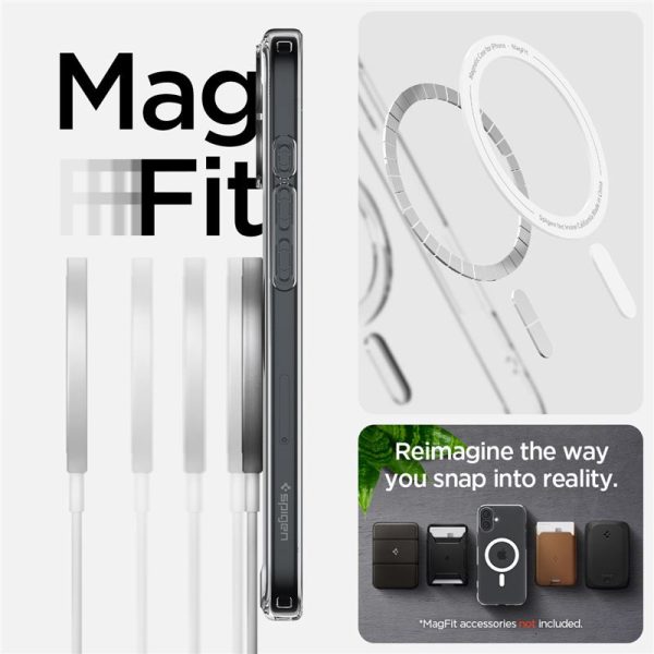 Spigen Ultra Hybrid MagSafe, white - iPhone 16 Plus (ACS08075) - Slika 10