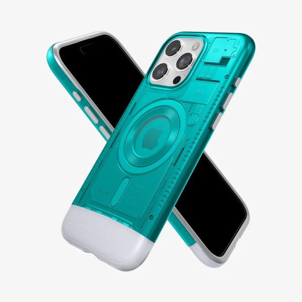 Spigen Classic C1 MagSafe, bondi blue - iPhone 15 Pro (ACS06743) - Slika 3