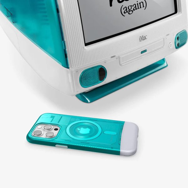 Spigen Classic C1 MagSafe, bondi blue - iPhone 15 Pro (ACS06743) - Slika 10