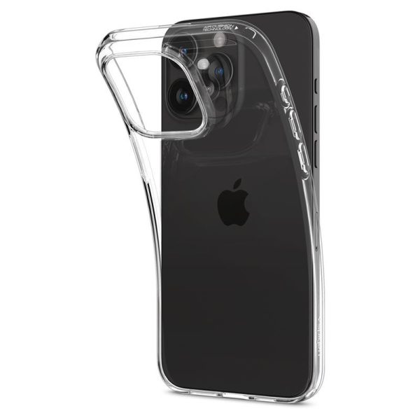 Spigen Liquid Crystal, zaštitna maska za telefon, prozirna - iPhone 15 Pro Max (ACS06557) - Slika 4