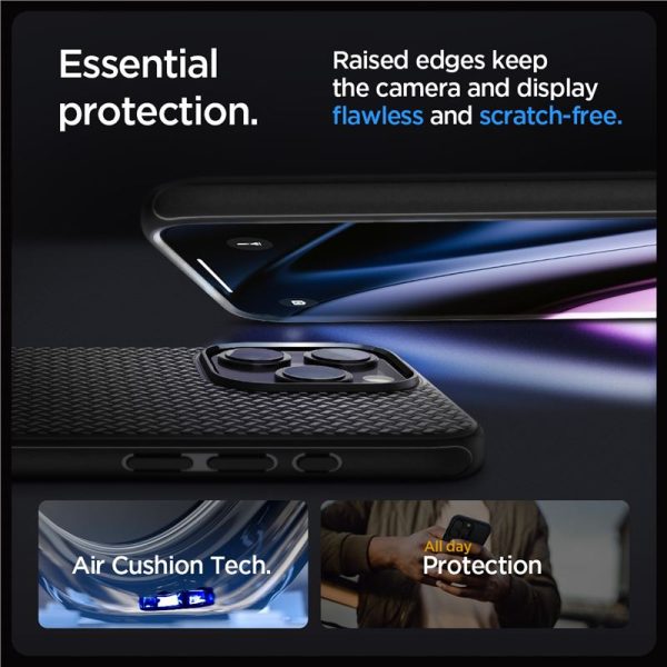 Spigen Mag Armor MagSafe, zaštitna maska za telefon, mat crna - iPhone 15 Pro (ACS06736) - Slika 8