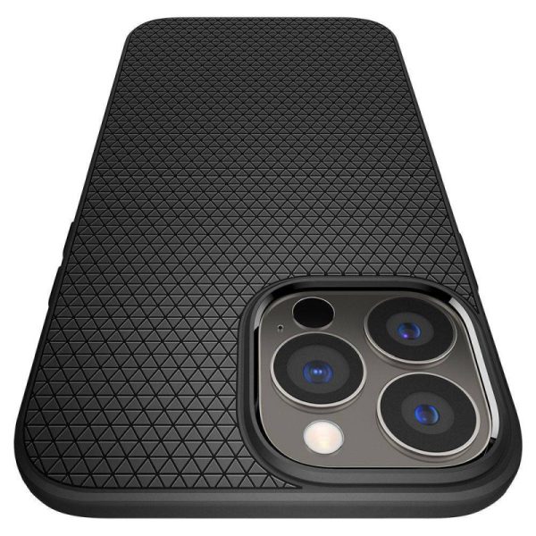 Spigen Liquid Air, zaštitna maska za telefon, mat crna - iPhone 15 Plus (ACS06650) - Slika 2