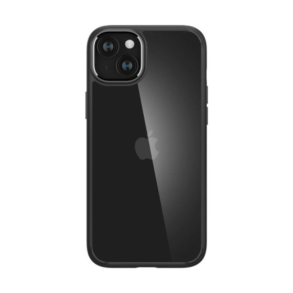 Spigen Crystal Hybrid, zaštitna maska za telefon, mat crna - iPhone 15 Plus (ACS06462) - Slika 2
