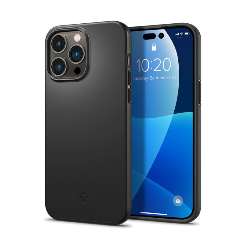 Spigen Thin Fit, zaštitna maska za telefon, crna - iPhone 14 Pro