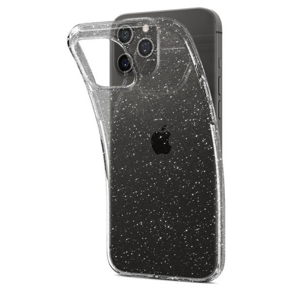 Spigen Liquid Crystal Glitter, zaštitna maska za telefon, prozirna clear-iPhone 12/Pro - Slika 3