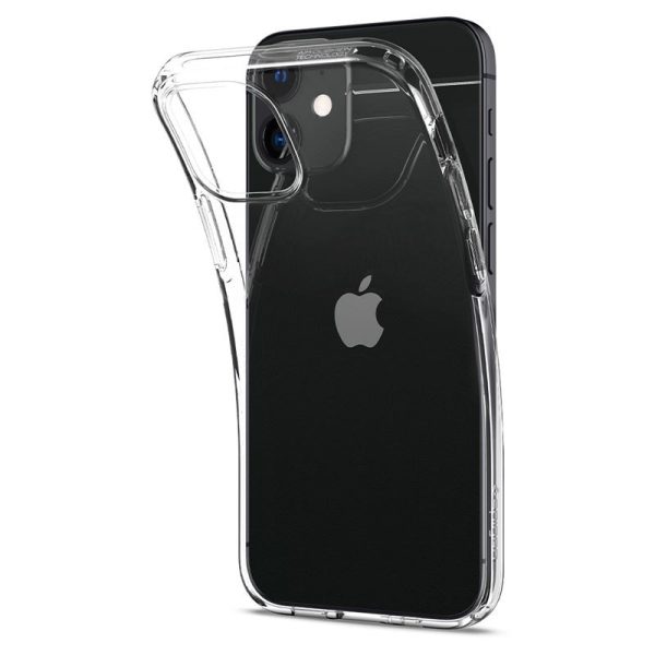 Spigen Liquid Crystal, zaštitna maska za telefon, prozirna - iPhone 12 mini - Slika 3