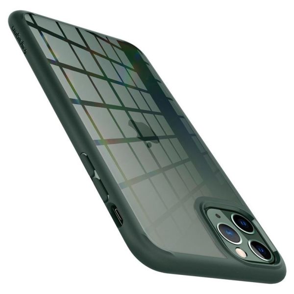 Spigen Ultra Hybrid, zaštitna maska za telefon, midnight green - iPhone 11 Pro (ACS00417) - Slika 2