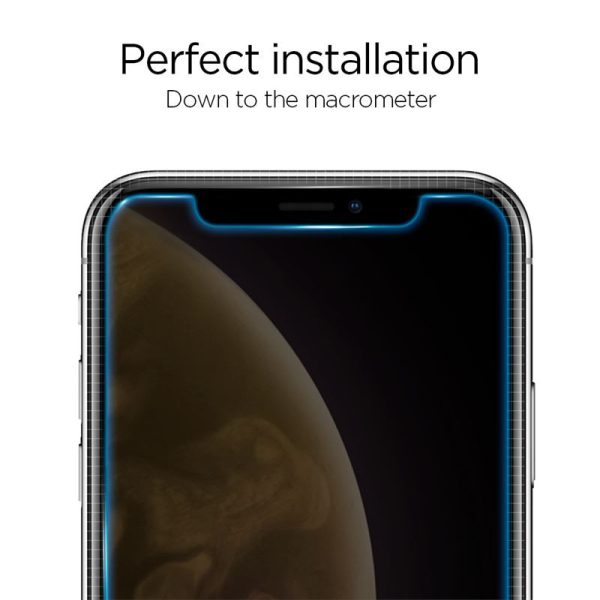 Spigen Glas.tR EZ Fit, zaštitno staklo za telefon - iPhone XR - Slika 4