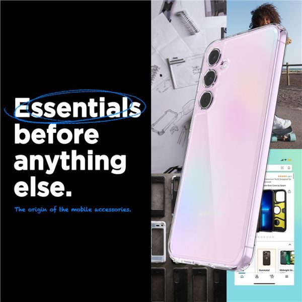Spigen Ultra Hybrid, crystal clear - Samsung Galaxy A55 - Slika 3