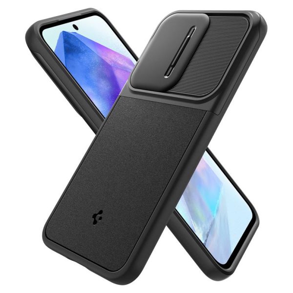 Spigen Optik Armor, crni - Samsung Galaxy A55 (ACS07535) - Slika 2