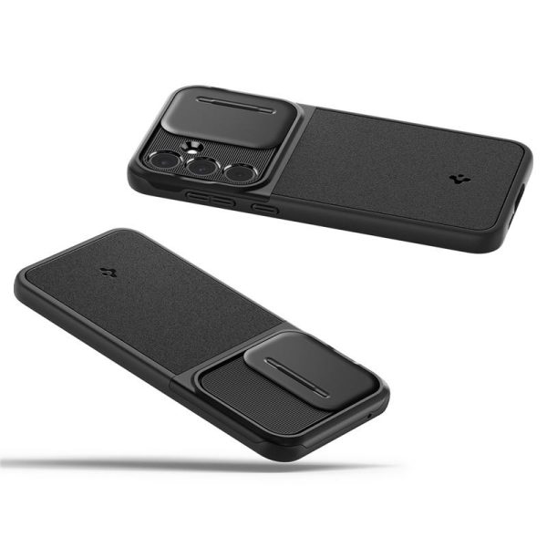 Spigen Optik Armor, crni - Samsung Galaxy A55 (ACS07535) - Slika 3