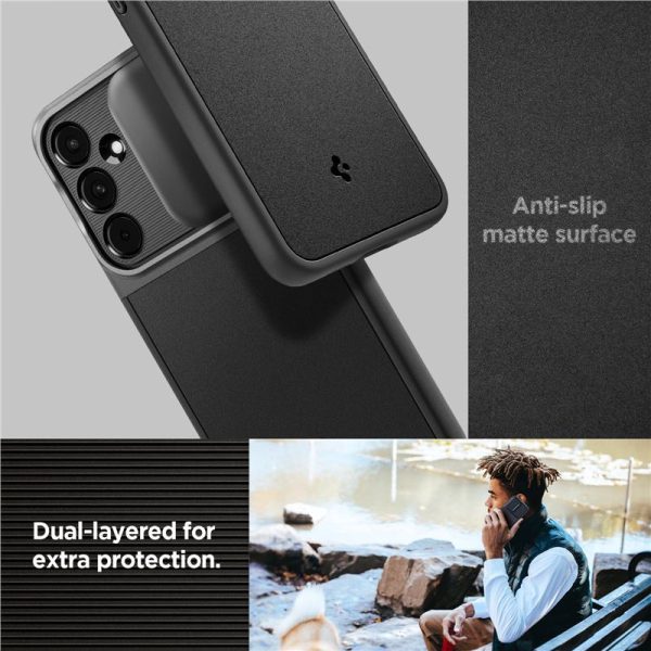 Spigen Optik Armor, crni - Samsung Galaxy A55 (ACS07535) - Slika 5