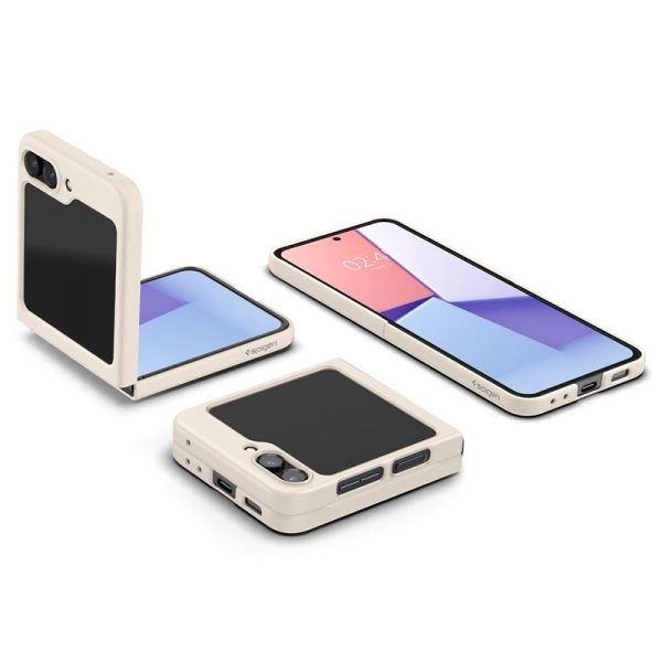 Spigen Air Skin, pearled ivory, zaštitna maska za telefon - Samsung Galaxy Z Flip5 (ACS06231) - Slika 3