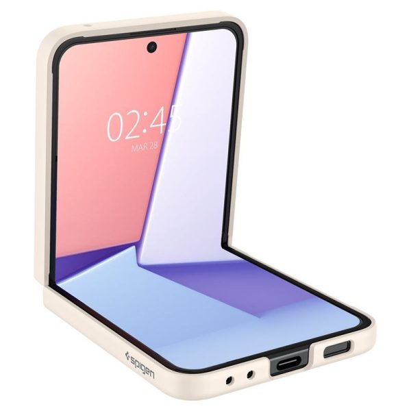 Spigen Air Skin, pearled ivory, zaštitna maska za telefon - Samsung Galaxy Z Flip5 (ACS06231) - Slika 5