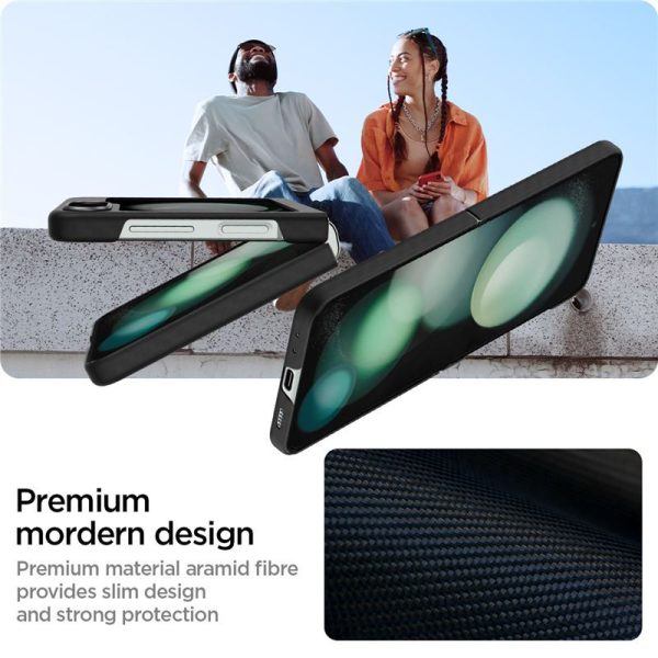Spigen Air Skin Pro, zaštitna maska za telefon, crna - Samsung Galaxy Z Flip5 (ACS06239) - Slika 7