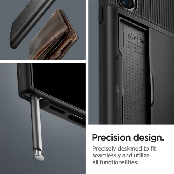 Spigen Slim Armor CS, black zaštitna maska za telefon - Samsung Galaxy S24 Ultra (ACS07306) - Slika 6