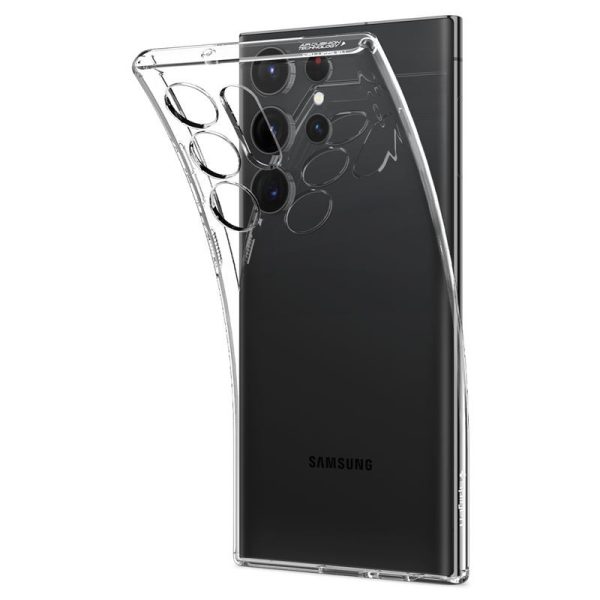 Spigen Liquid Crystal, zaštitna maska za telefon, prozirna - Samsung Galaxy S23 Ultra - Slika 3