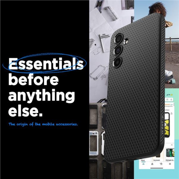 Spigen Liquid Air, zaštitna maska za telefon, crna - Samsung Galaxy A54 5G (ACS05885) - Slika 2