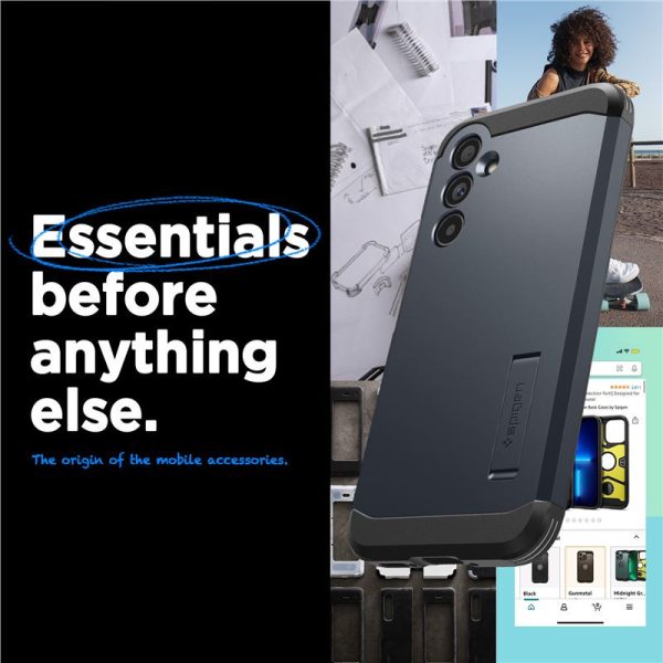 Spigen Tough Armor, zaštitna maska za telefon, metal slate - Samsung Galaxy A54 5G (ACS05884) - Slika 2