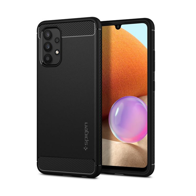 171943-57_61040_01 Spigen Rugged Armor, zaštitna maska za telefon, crna - Galaxy A32 (LTE) - Slika 1