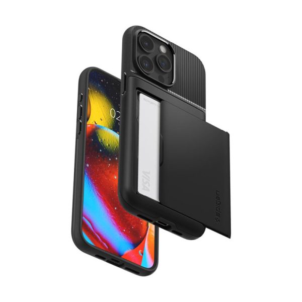 Spigen Slim Armor CS, black - iPhone 15 Pro (ACS06728) - Slika 4