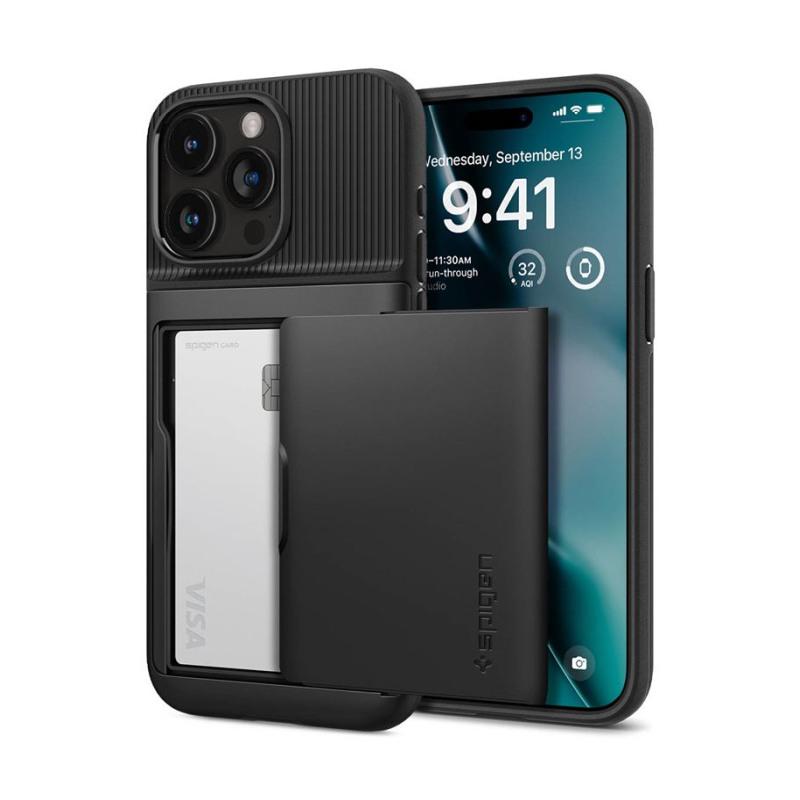 Spigen Slim Armor CS, black - iPhone 15 Pro Max (ACS06589)